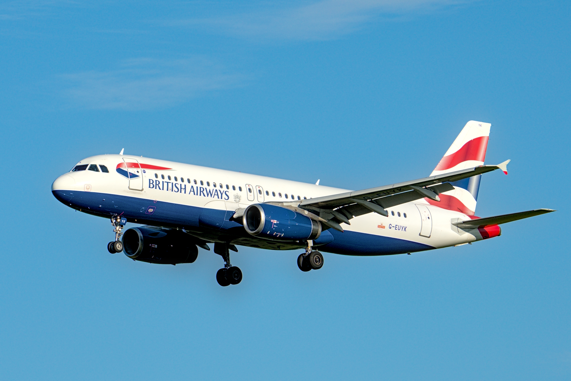 British Airways A320 G-EUYK